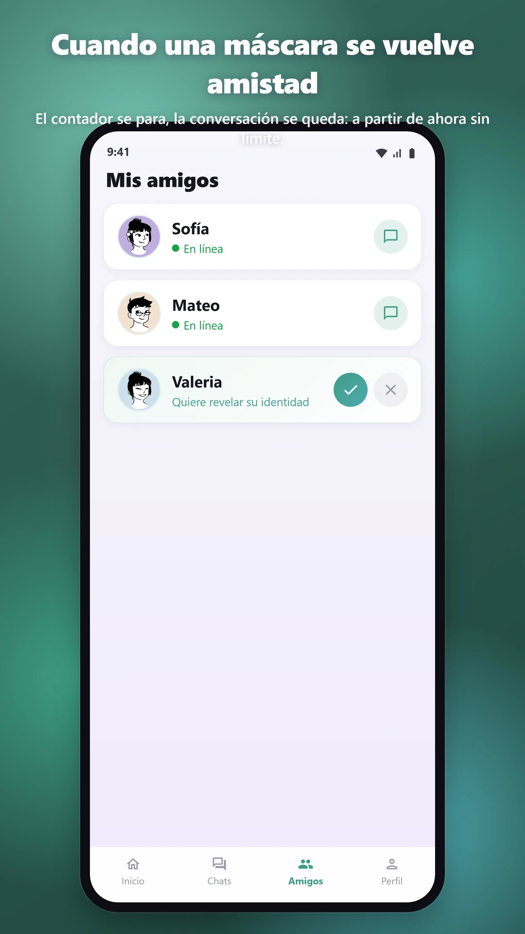 HABLA CON TU VOZ, SIGUES EN EL ANONIMATO