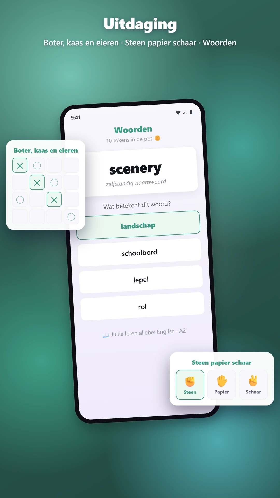 SPELLETJES EN WOORDJES LEREN IN DE CHAT